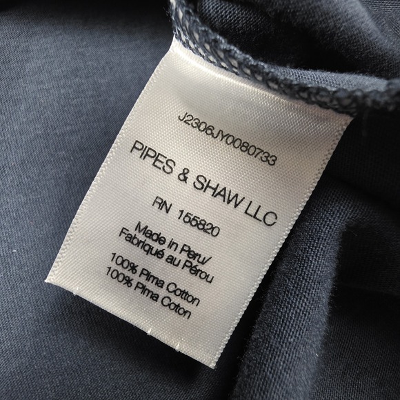 Veronica Beard Jeans Shirt M Puff Sleeve Jessa Top Ruched Tee Navy Blue Top - Picture 7 of 9